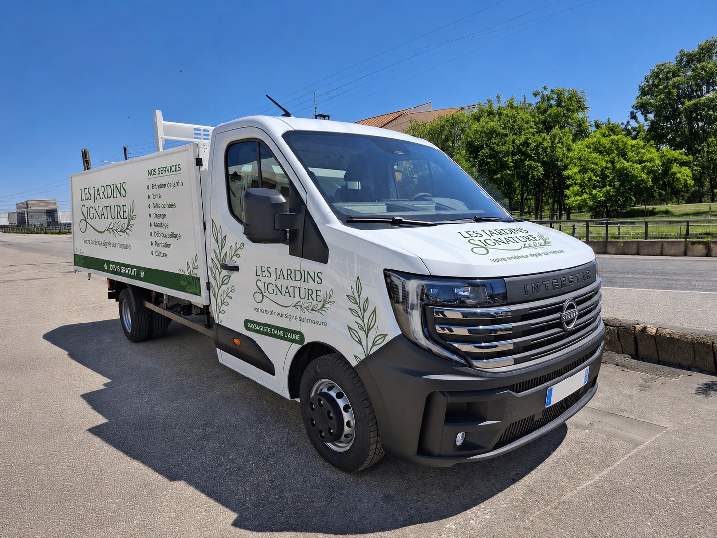 Camion benne Les Jardins Signature